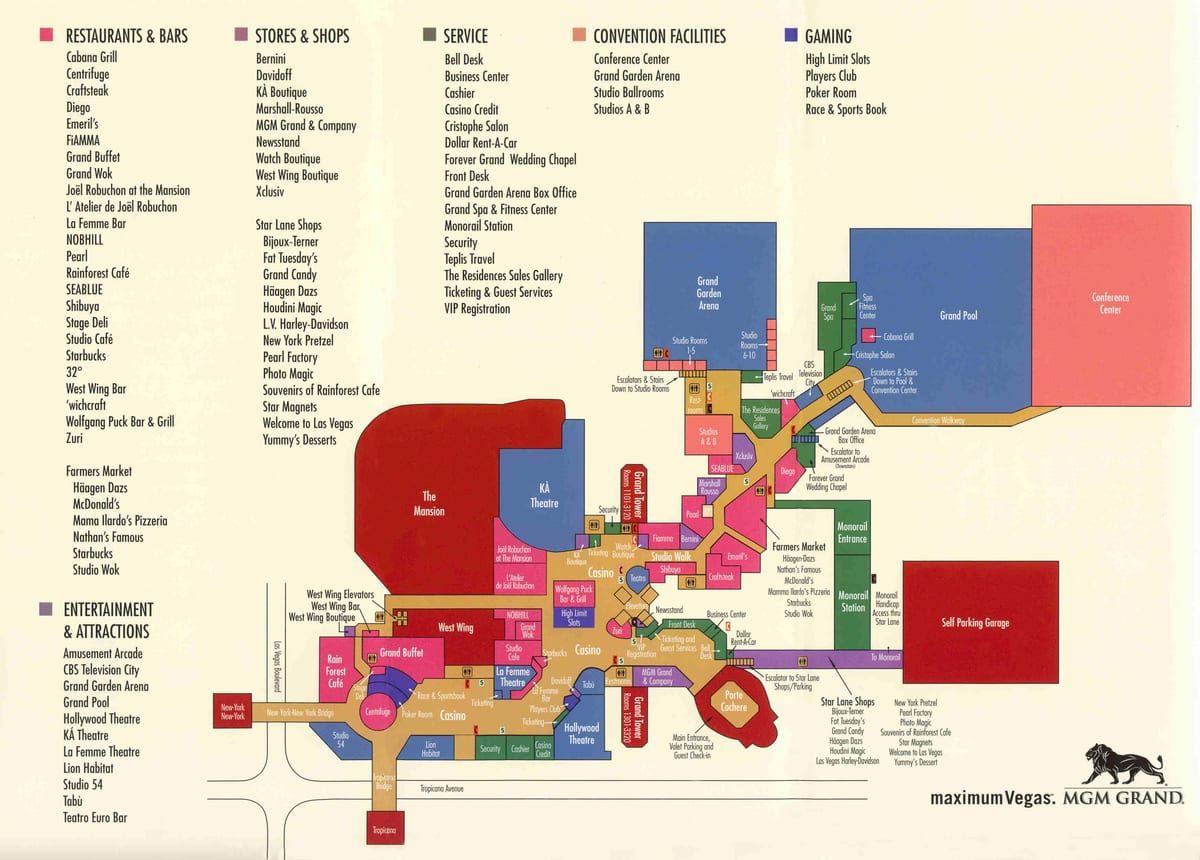 kat jeyografik nan MGM grand Las Vegas