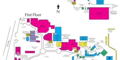 Kat jeyografik nan Harrah a Las Vegas