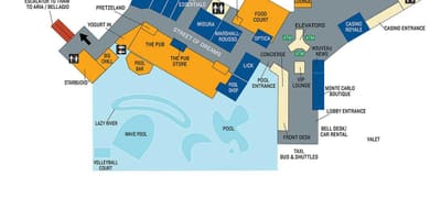 Map Monte Carlo Las Vegas